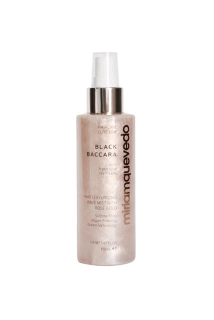 Miriam Quevedo Black Baccara hair texturizing wave mist with rose gold