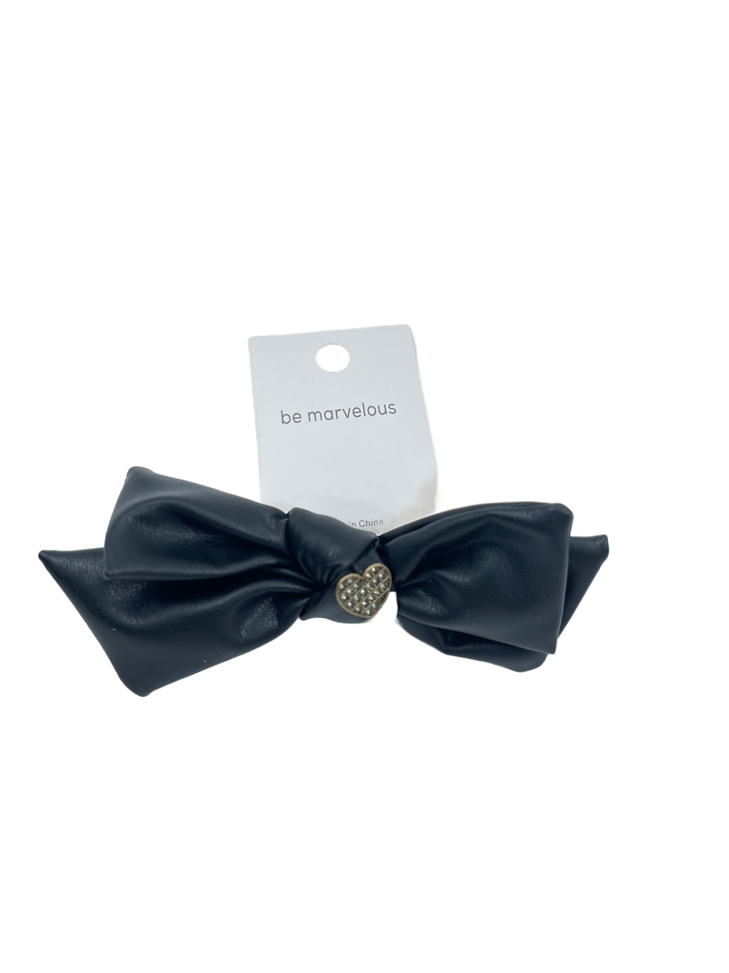 Scrunchie Bow faux leather